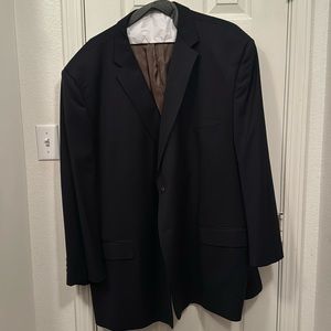 Big and Tall Navy Sports Coat size 60 Long